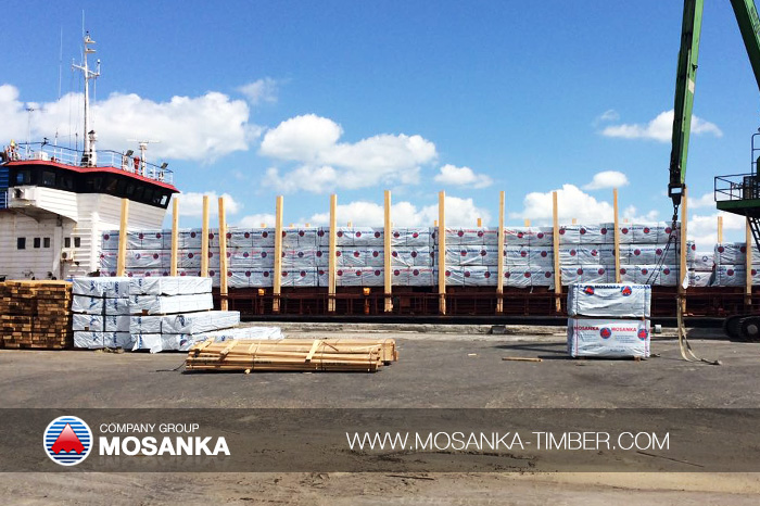 The main activity is the <span>export of sawn timber</span>